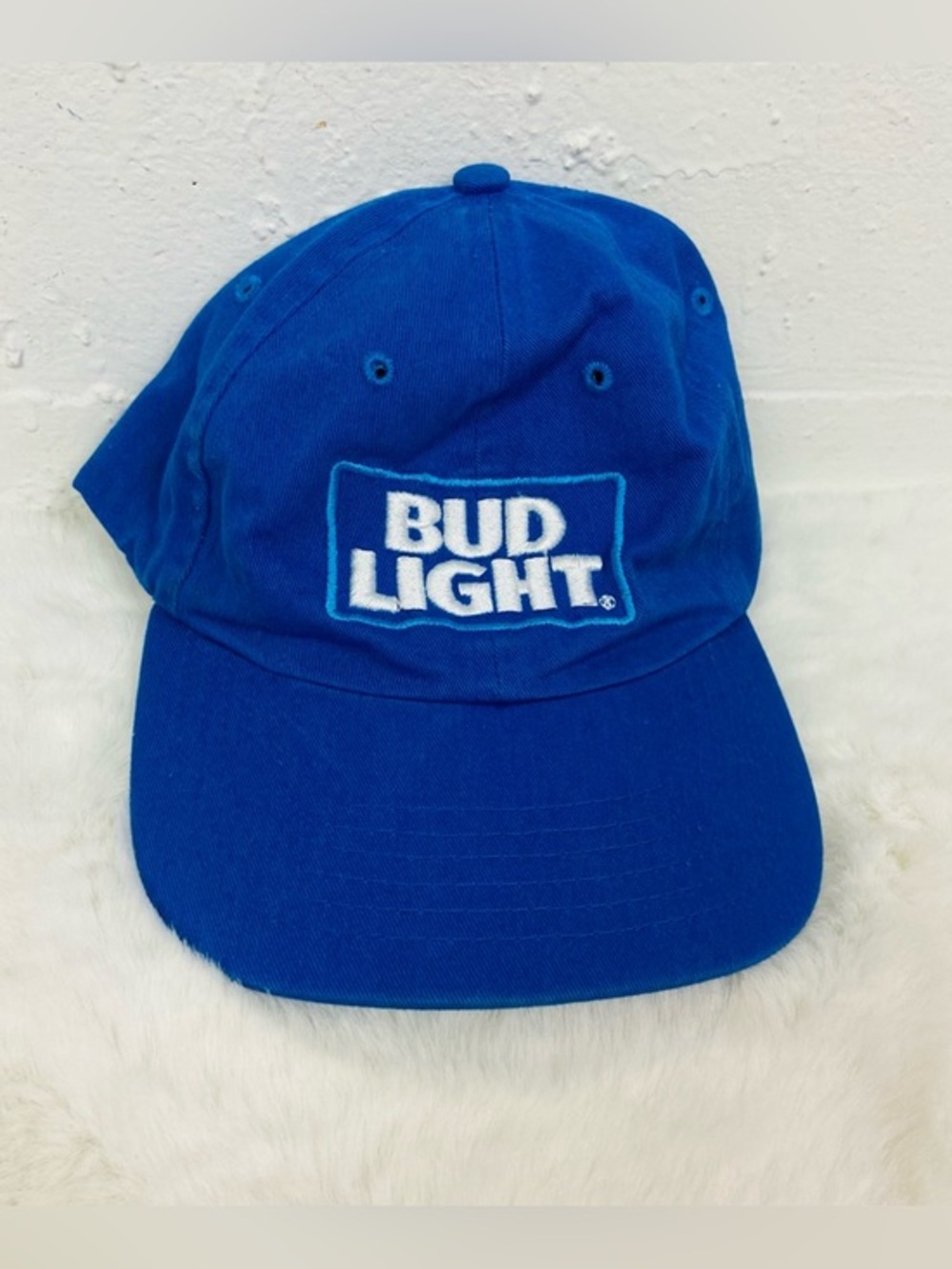 Bud Light Blue embroidered Logo Baseball adjustable Cap